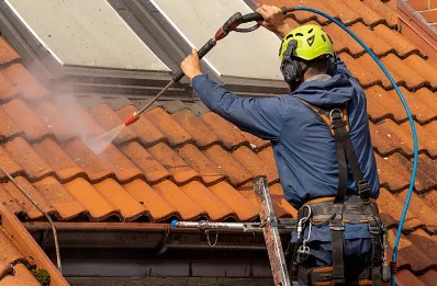 Démoussage et hydrofuge de toiture à Pont-Évêque
